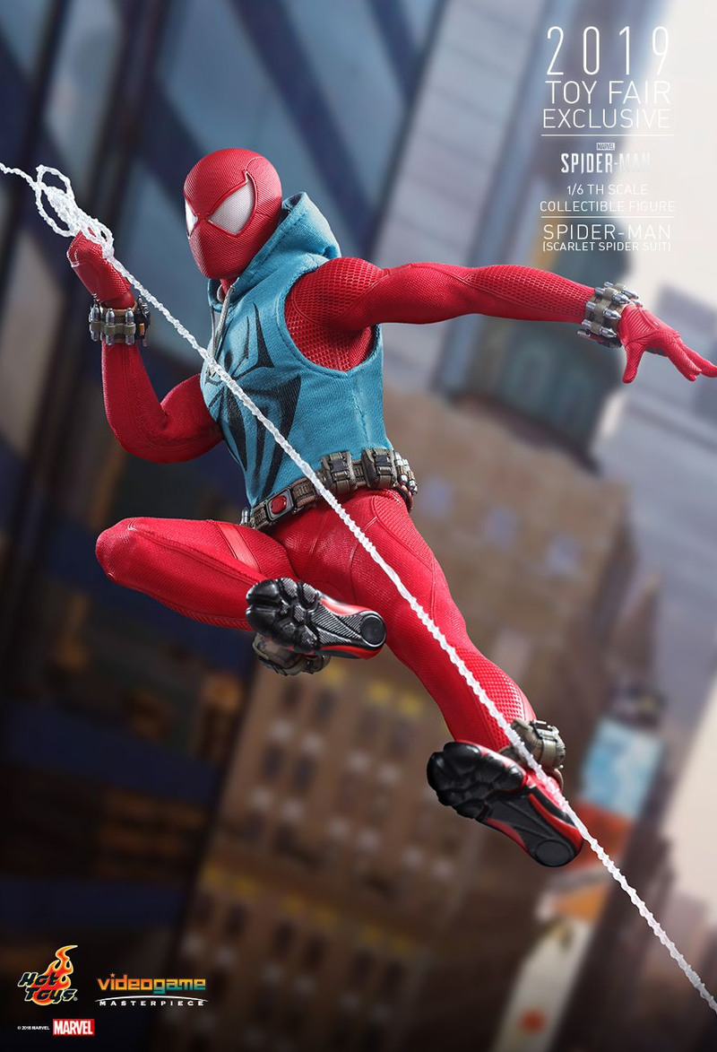 Illustration for article titled How Is This Scarlet Spider Figure Meant to Eat This Donut?